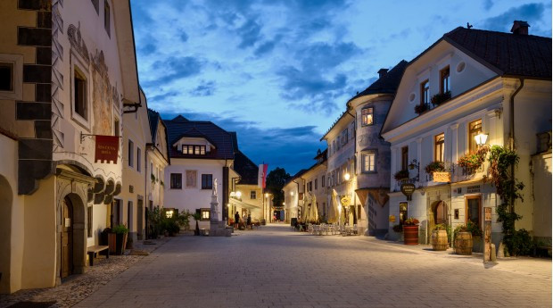 Radovljica - kraj, kjer se nahaja hotel Grajski Dvor